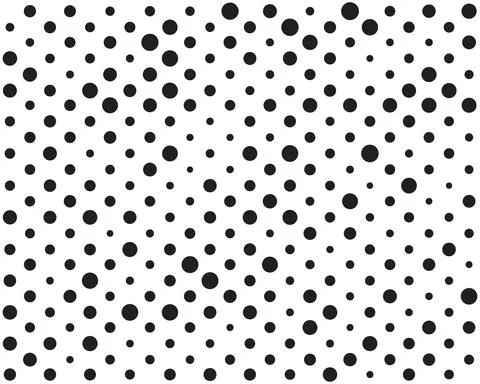 Black circles, seamless  pattern Stock Illustration