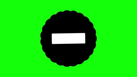 Black circular icons 스톡 동영상 340574828