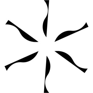 Black circular lines on a white background イラスト素材