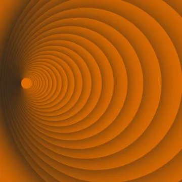 Black circular pattern. Textured background. 3d illustration. Foto stock