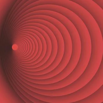 Black circular pattern. Textured background. 3d illustration. Foto stock