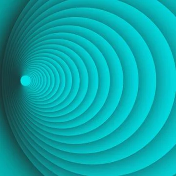 Black circular pattern. Textured background. 3d illustration. Stock Photos