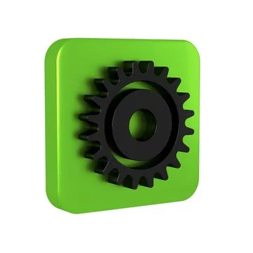 Black Circular saw blade icon isolated on transparent background. Saw wheel.. Stock Illustration
