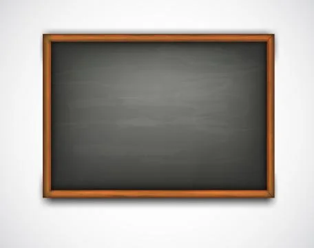 Black class board. Vector Illustrazione stock