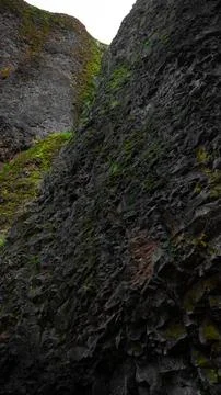 The black cliff of oregon Stock Photos
