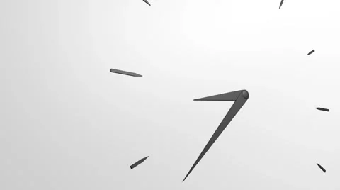 Black clock closeup Stock Footage 65070834