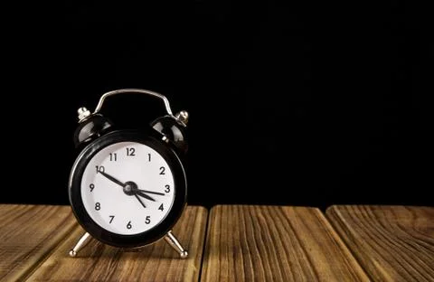 Black clock Stock Photos