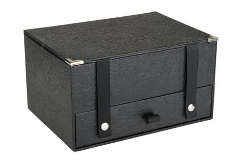 Black closed box Stock Photos