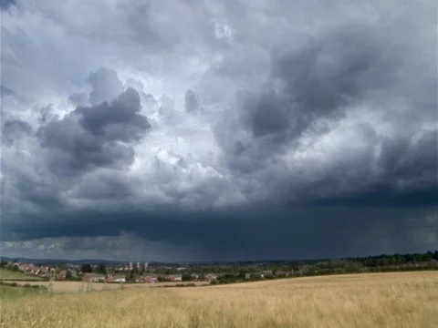 Black Cloud Stock Footage 490097