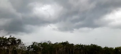 Black cloud 動画素材 207397434