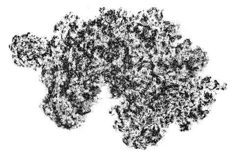 Black Cloud Grainy Texture. Illustrazione stock