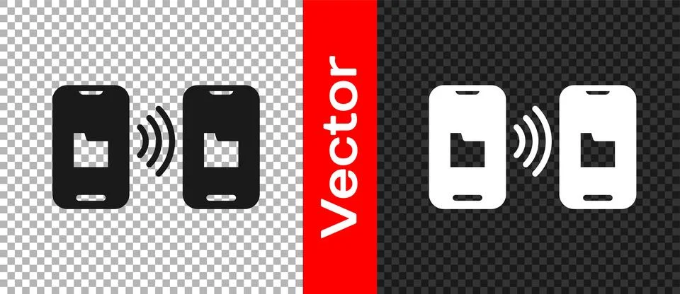 Black Cloud technology data transfer and storage icon isolated on transparent イラスト素材