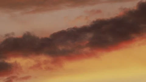 Black Cloud Texture with Red Atmospheric Sky Stock-Footage 334700037
