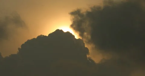 Black clouds and Sky Stock Footage 288110194