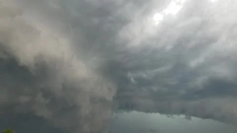 Black clouds covered the sun Stock Footage 311833118