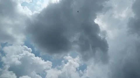 Black clouds Stock Footage 235980530