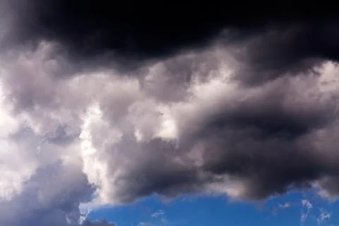 Black clouds Stock Photos