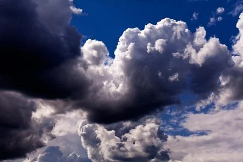 Black clouds Stock Photos