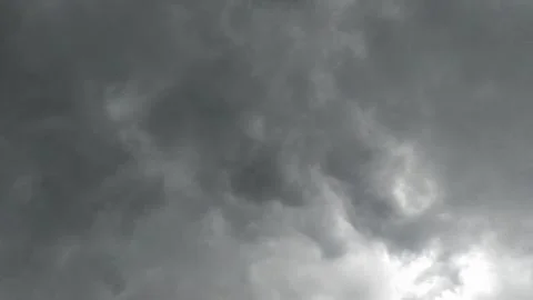 Black clouds Foto stock