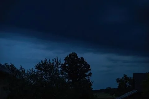 Black clouds Stock Photos