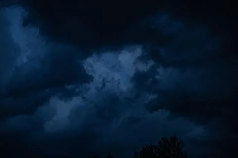 Black clouds Stock Photos