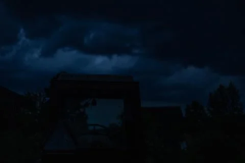 Black clouds Stock Photos