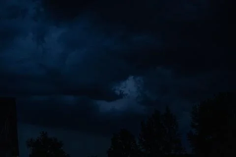 Black clouds Stock Photos