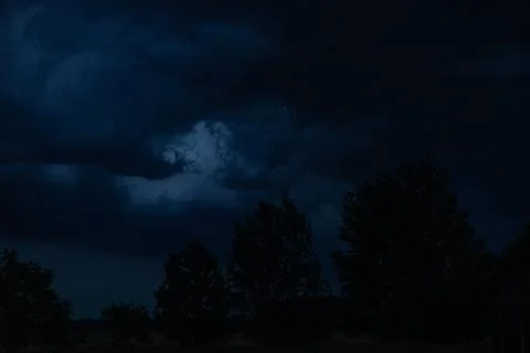 Black clouds Stock Photos