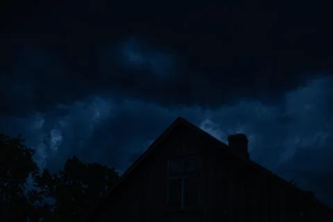 Black clouds Stock Photos