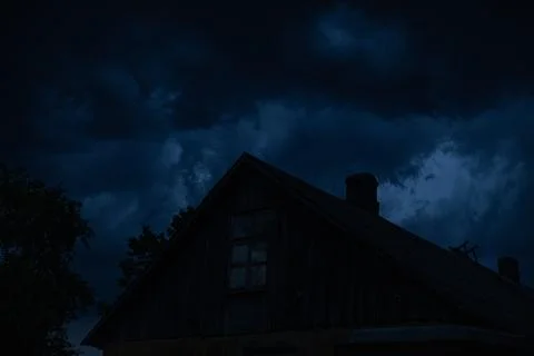 Black clouds Stock Photos