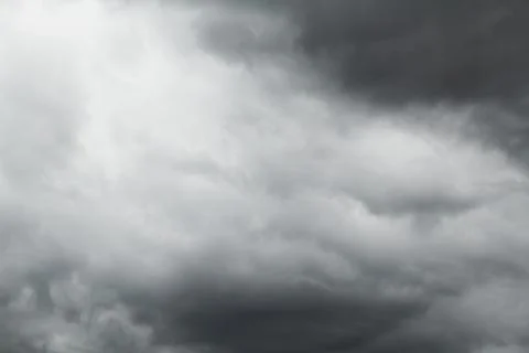 Black clouds in the sky Stock Photos