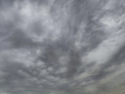 Black clouds in the sky Stock Photos