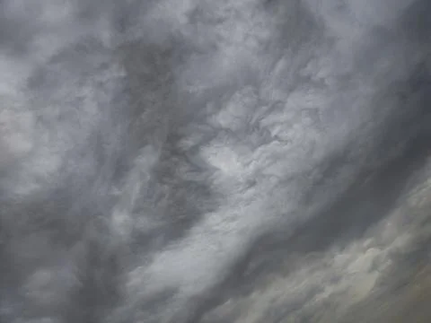 Black clouds in the sky Stock Photos