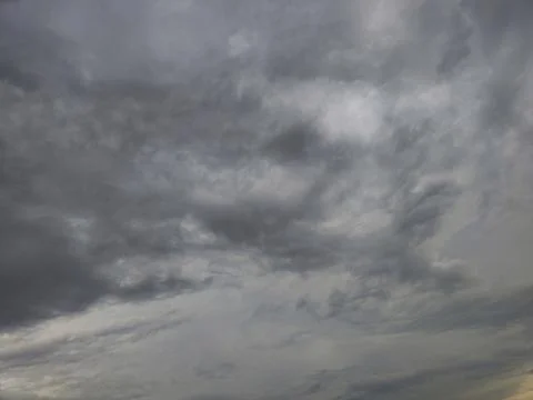 Black clouds in the sky Stock Photos