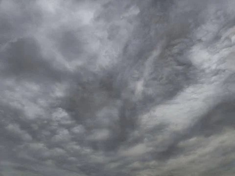 Black clouds in the sky Stock Photos