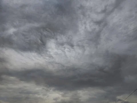 Black clouds in the sky Stock Photos