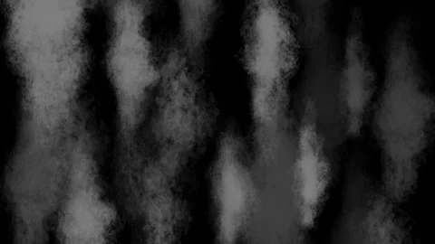 BLACK CLOUDS VERTICAL ISOLATED Video stock 243589730