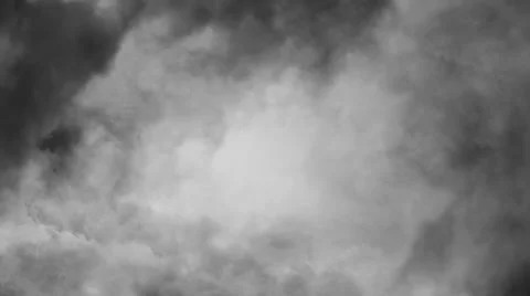 Black clouds on white background loop animation Stock-Footage 68867850