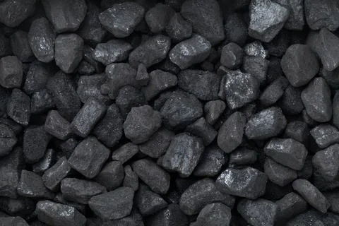 Black Coal For Background Stock Photos