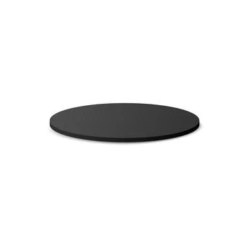 Black coaster for beer cup a vector 3d isolated illustration Stock Illustration