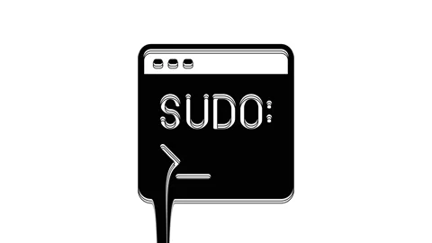 Black Code terminal icon isolated on white background. Browser window with Stock Footage 233969014