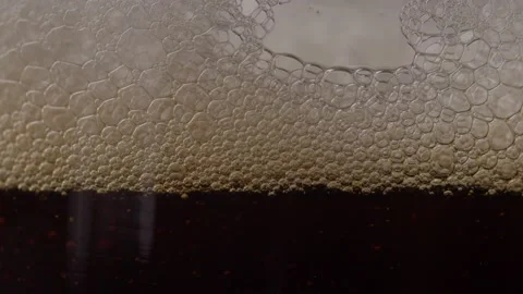 Black coffe bubbles hot go up Stock Footage 199473937