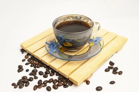 Black coffe Stock Photos