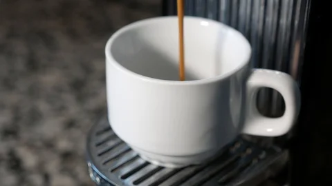 Black coffee being made Stock Footage 121037555