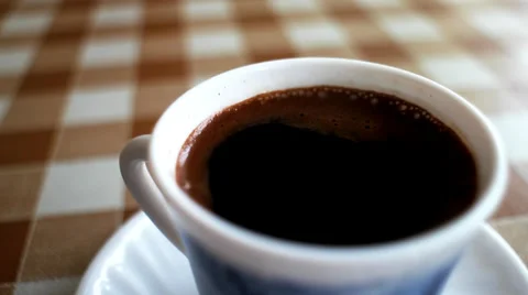 Black Coffee. Camera move. Stock Footage 38280698
