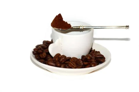 Black coffee corn Stock Photos