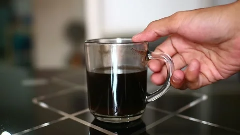 Black coffee Stock Footage 222030496