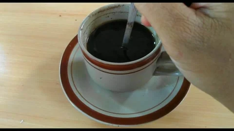 Black coffee Stock Footage 269749351
