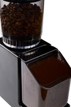 Black coffee grinder Stock Photos