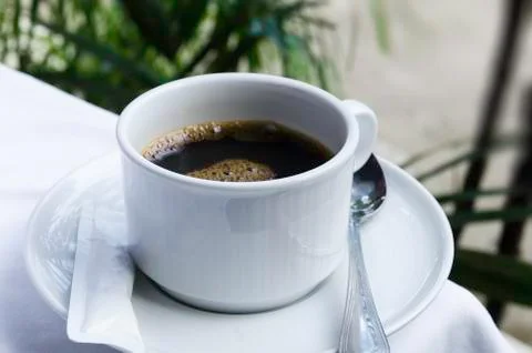 Black coffee Stock Photos
